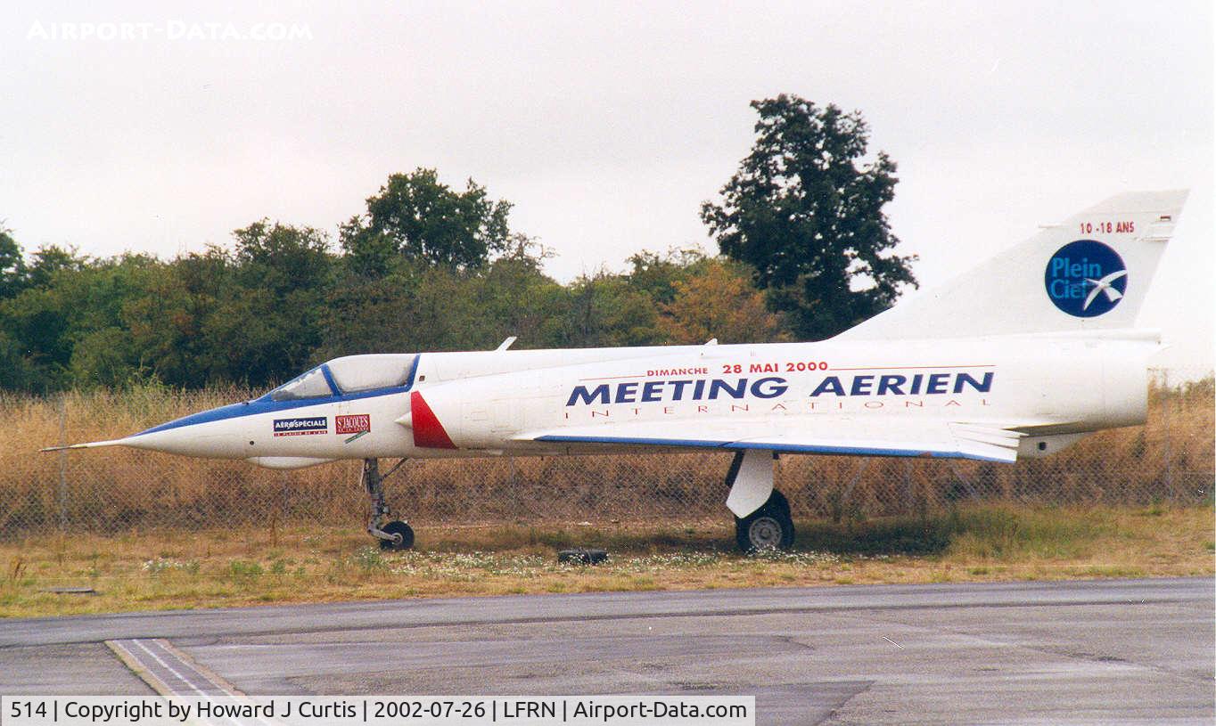 514, Dassault Mirage IIIE C/N 514, Preserved here.