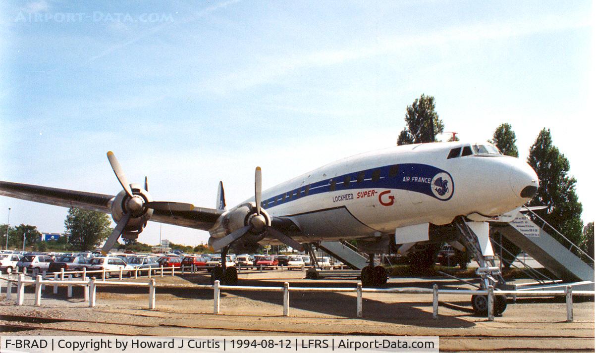 F-BRAD, 1953 Lockheed L-1049G Super Constellation C/N 4519, Preserved here.