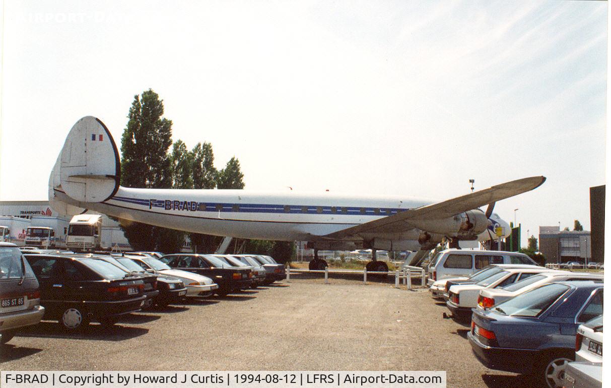 F-BRAD, 1953 Lockheed L-1049G Super Constellation C/N 4519, Preserved here; since moved elsewhere on the airport.