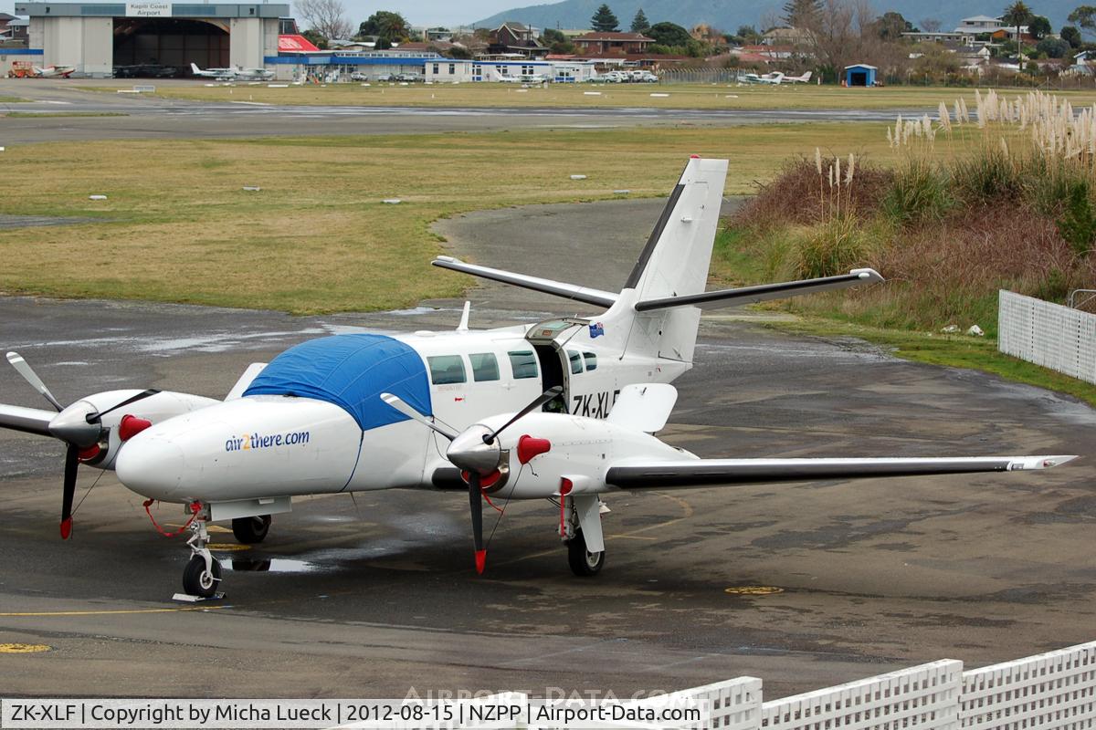 ZK-XLF, 1990 Reims F406 Caravan II C/N F406-0057, The small airport at Paraparaumu