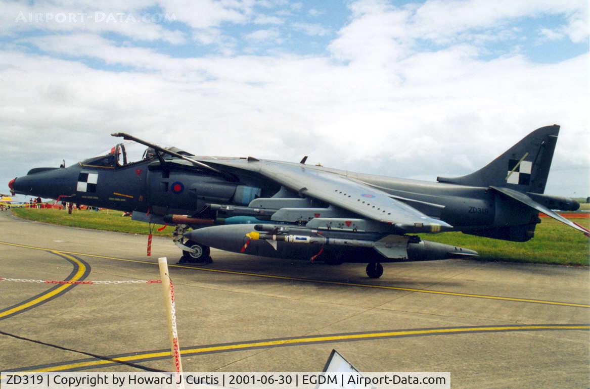 ZD319, 1985 British Aerospace Harrier GR.7 C/N 41H/512042, At the Open Day here.