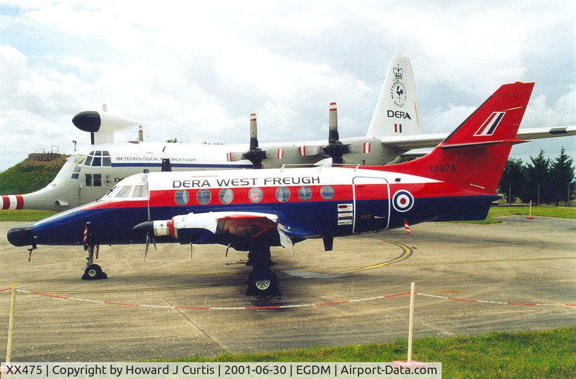 XX475, Scottish Aviation HP-137 Jetstream T.2 C/N 206, DERA West Freugh. At the Open Day here.