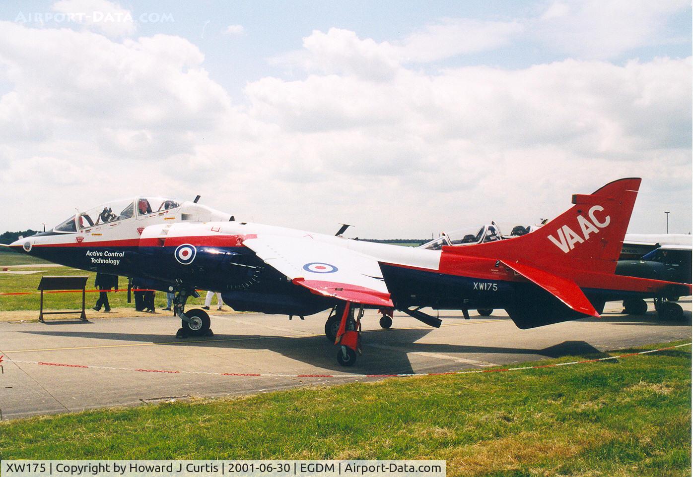 XW175, 1969 Hawker Siddeley Harrier T.4A(VAAC) C/N 212002, VAAC aircraft. At the Open Day here.