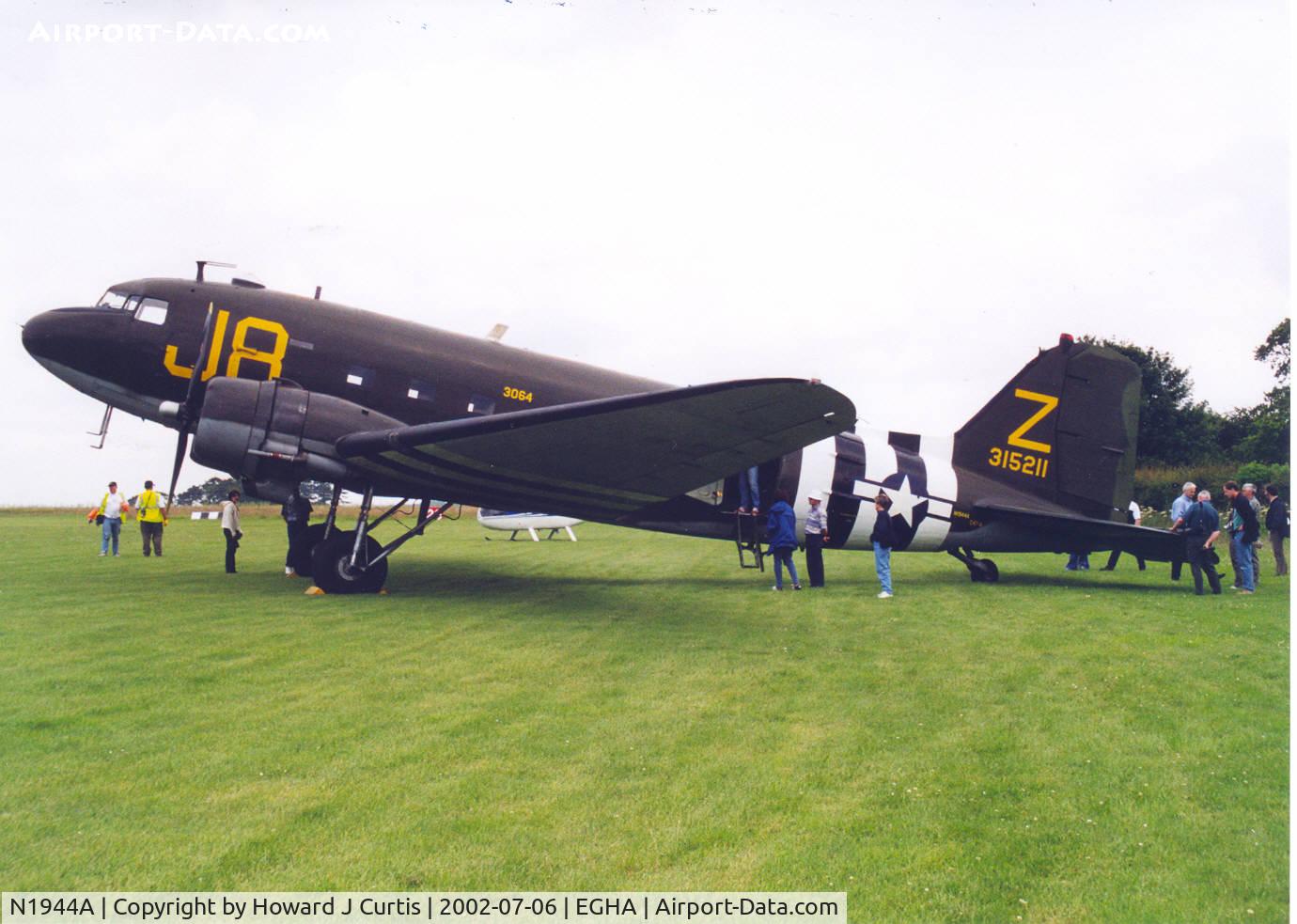 N1944A, 1944 Douglas DC3C-S1C3G (C-47A) C/N 19677, Possibly the largest aircraft to land here? A glorious sight ...