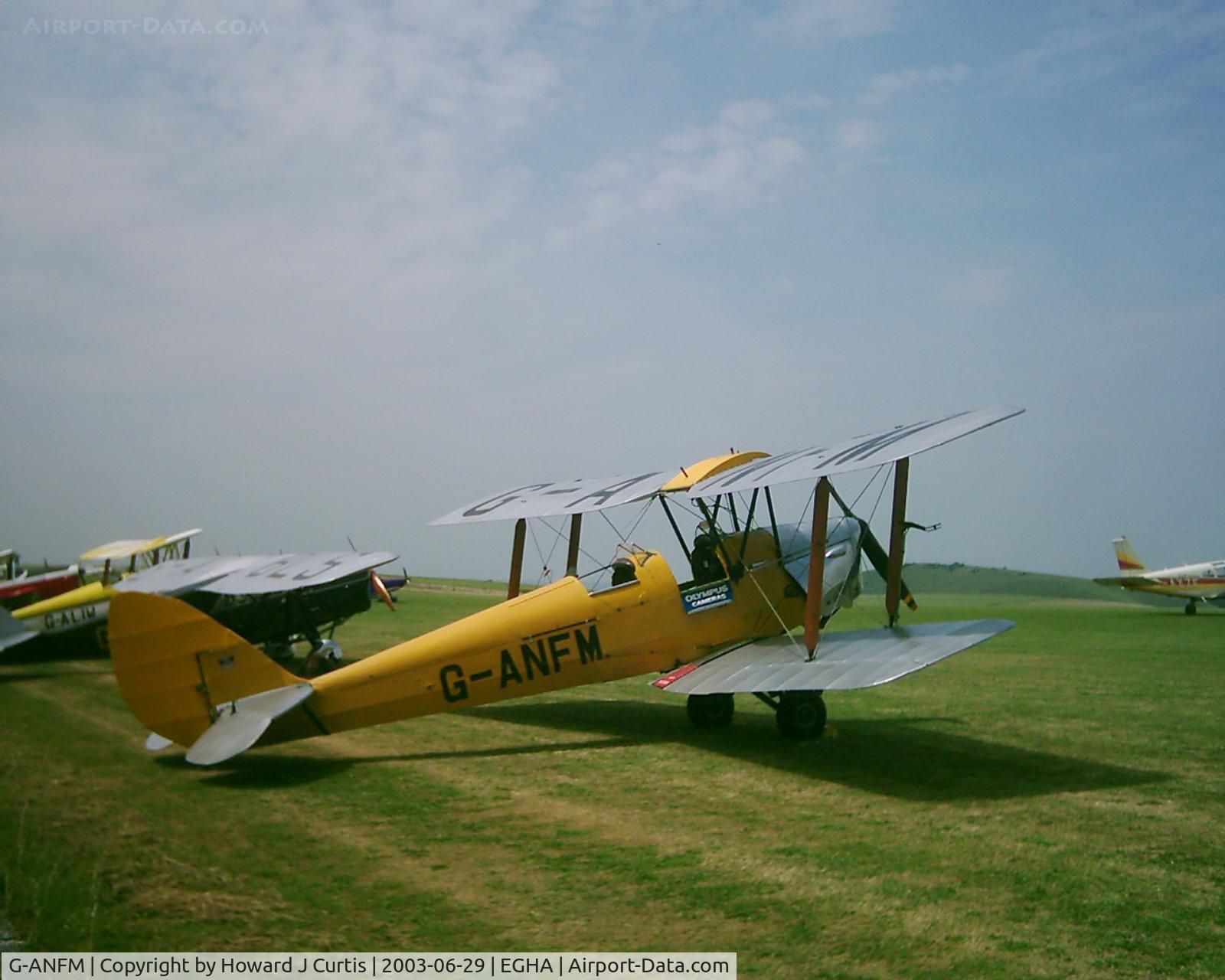 G-ANFM, 1941 De Havilland DH-82A Tiger Moth II C/N 83604, Privately owned.