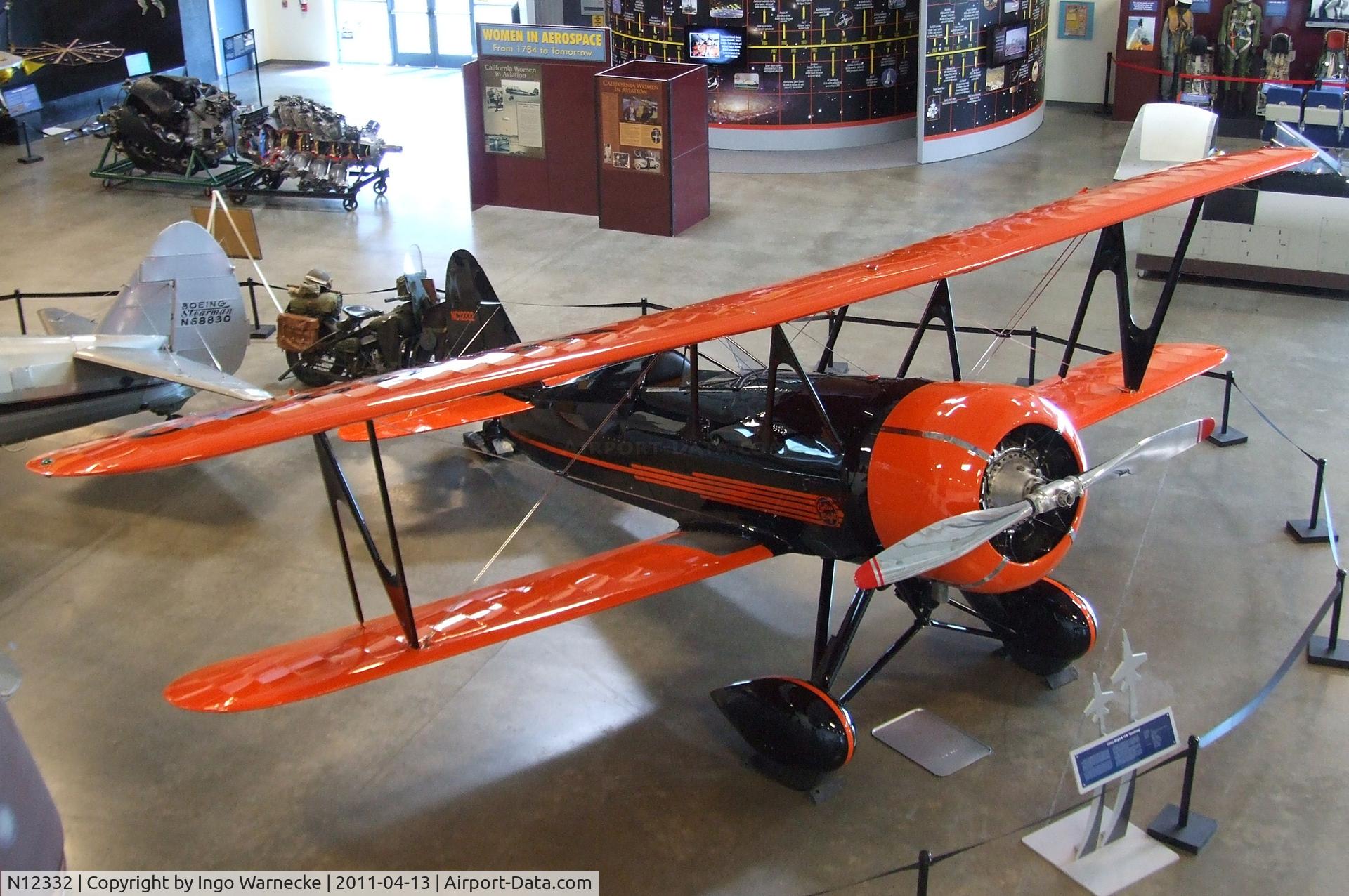 N12332, Curtiss-Wright Travel Air B-14-B C/N 2010, Curtiss-Wright Travel Air B-14B at the Aerospace Museum of California, Sacramento CA