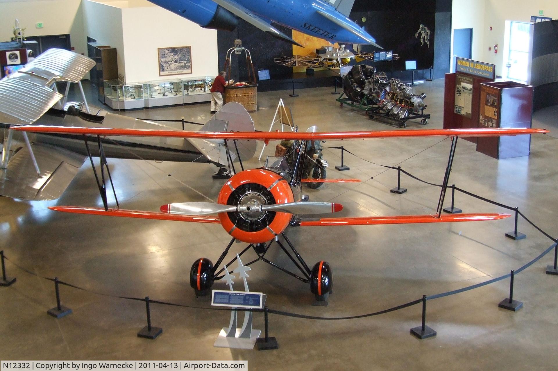 N12332, Curtiss-Wright Travel Air B-14-B C/N 2010, Curtiss-Wright Travel Air B-14B at the Aerospace Museum of California, Sacramento CA
