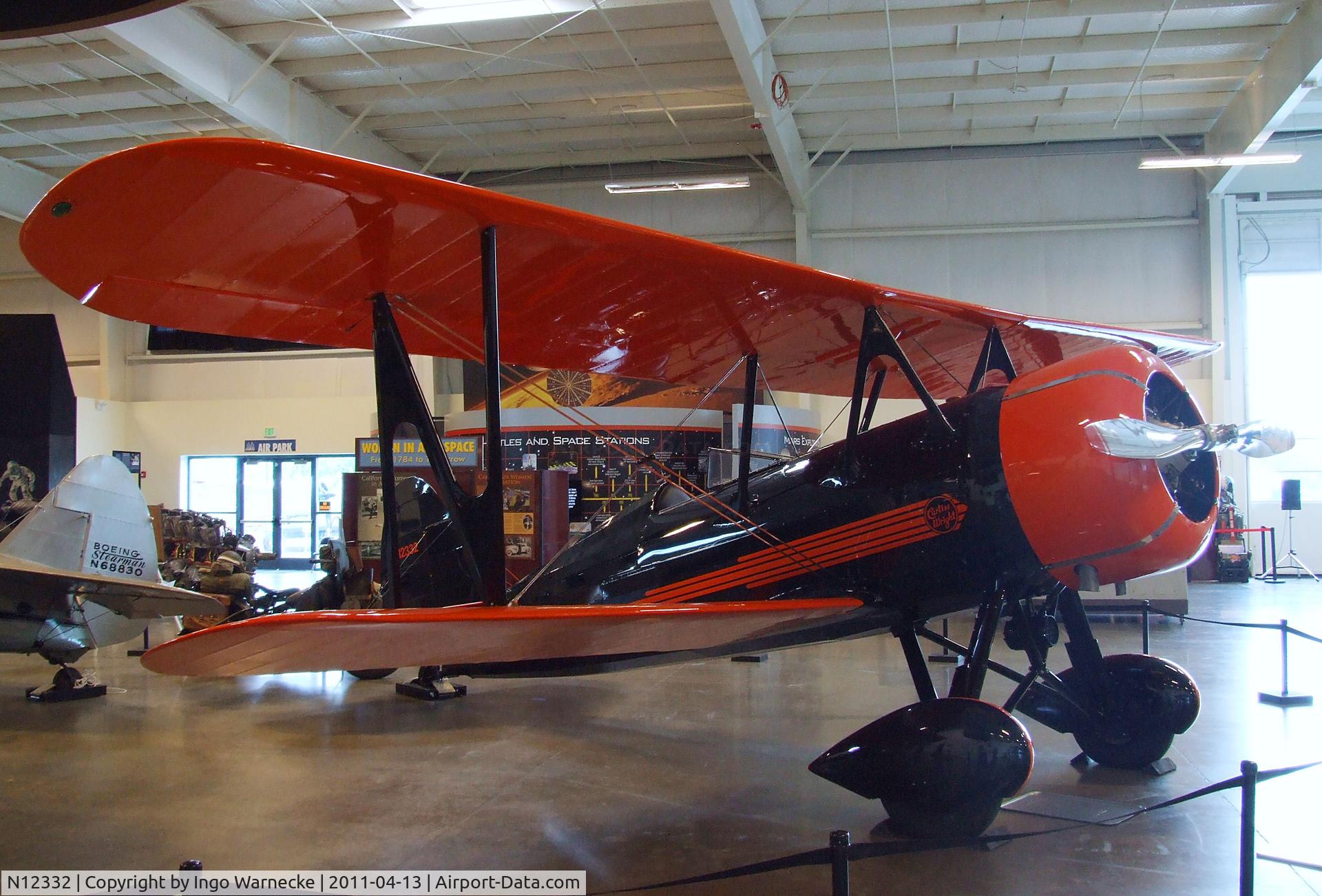 N12332, Curtiss-Wright Travel Air B-14-B C/N 2010, Curtiss-Wright Travel Air B-14B at the Aerospace Museum of California, Sacramento CA