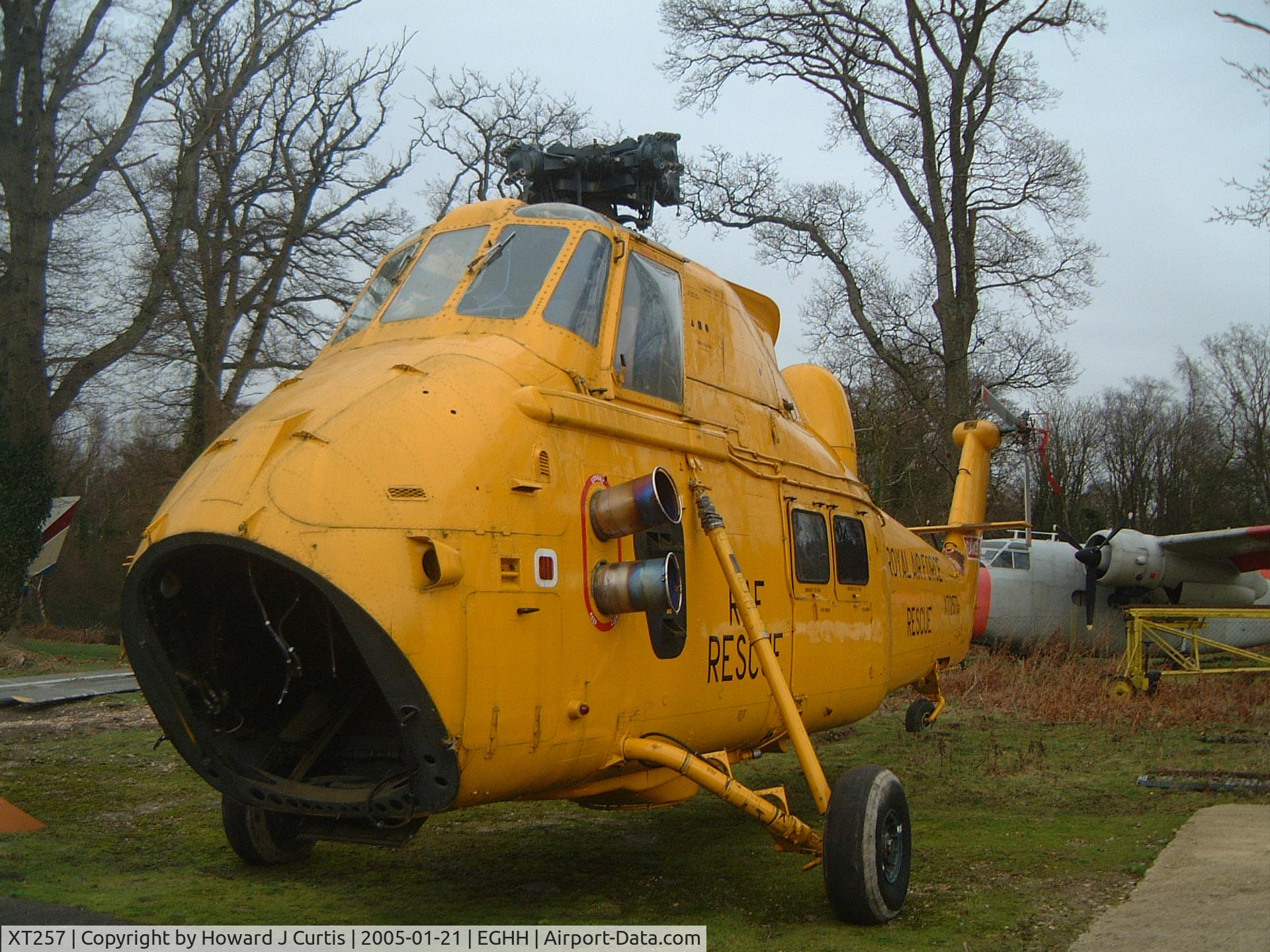 XT257, 1967 Westland Wessex HAS.3 C/N WA241, Shortly after arrival at the Bournemouth Aviation Museum.