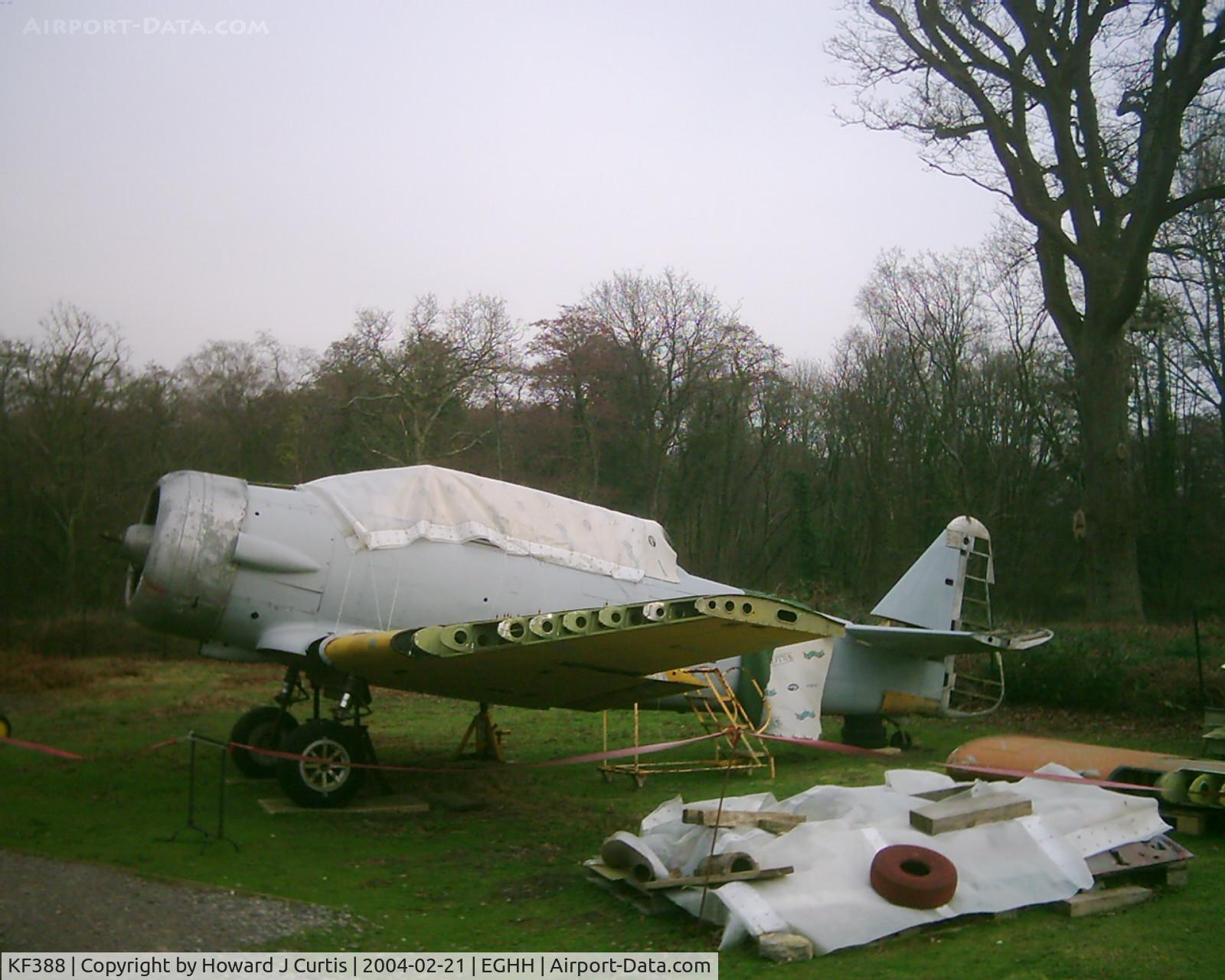 KF388, North American Harvard IIB C/N Composite, Bournemouth Aviation Museum's Harvard under restoration.