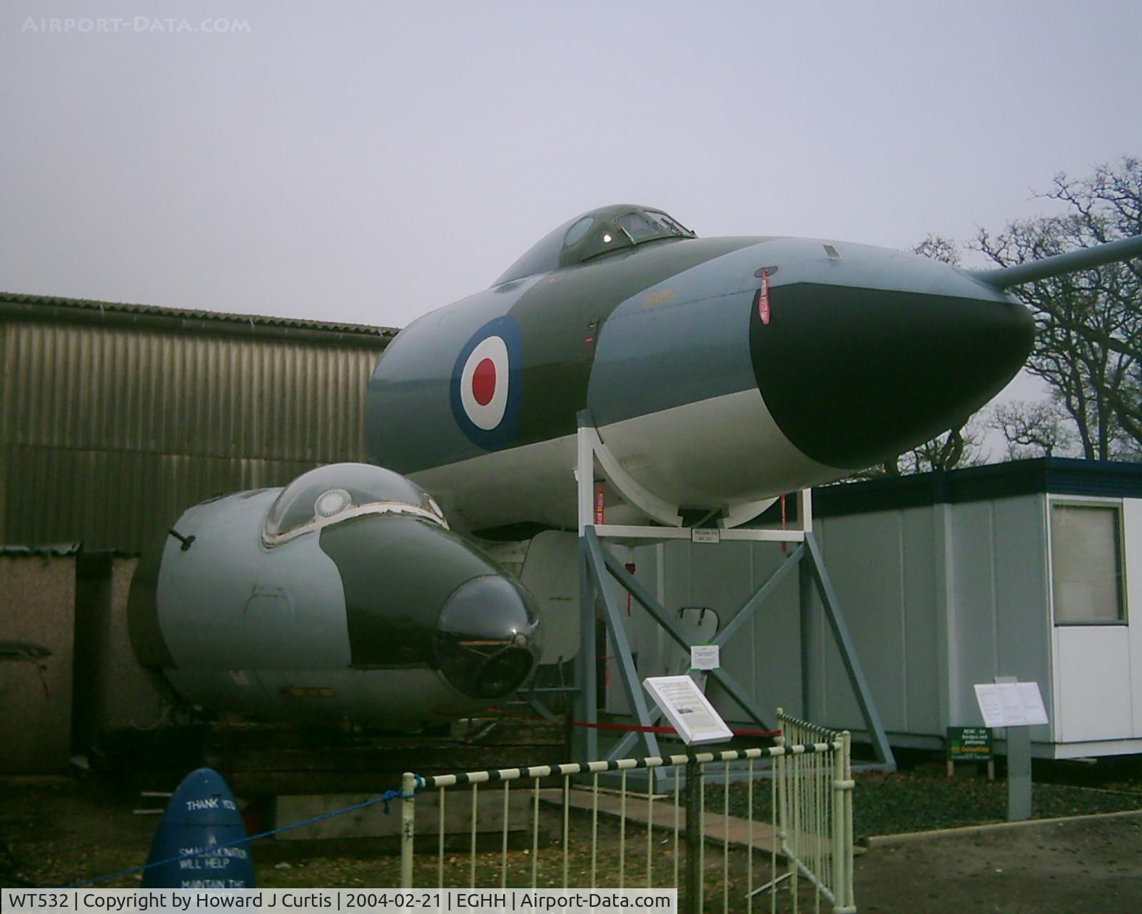 WT532, English Electric Canberra PR.7 C/N EEP71449, Bournemouth Aviation Museum (old site).