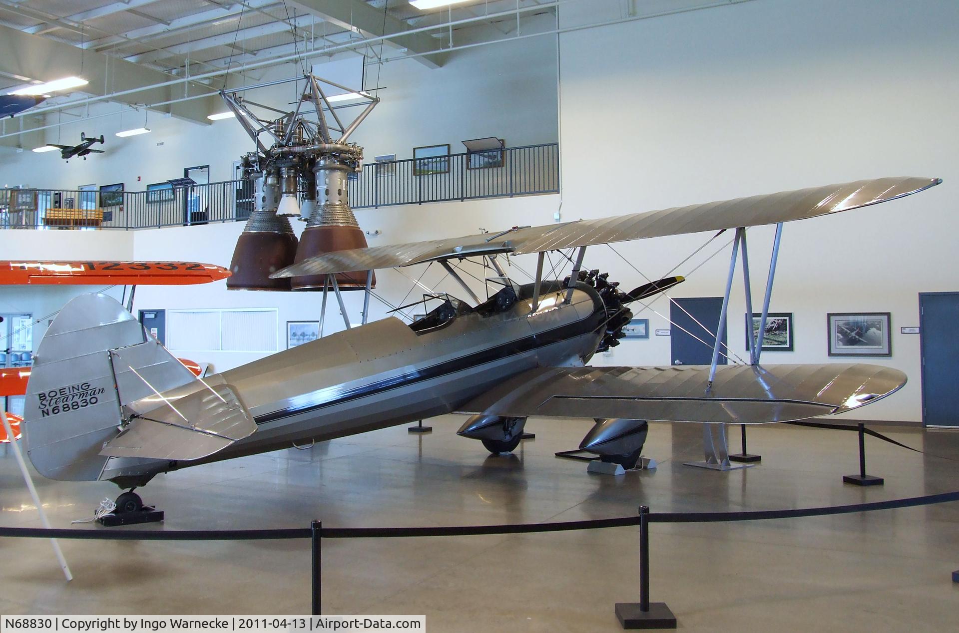 N68830, Boeing PT-13D Kaydet (E75) C/N 75-5667, Boeing (Stearman) PT-13D Kaydet / E75 at the Aerospace Museum of California, Sacramento CA