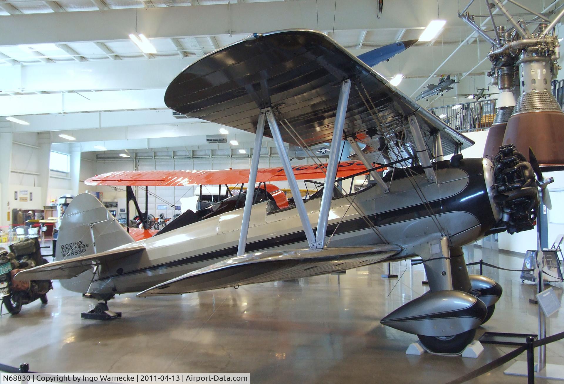 N68830, Boeing PT-13D Kaydet (E75) C/N 75-5667, Boeing (Stearman) PT-13D Kaydet / E75 at the Aerospace Museum of California, Sacramento CA