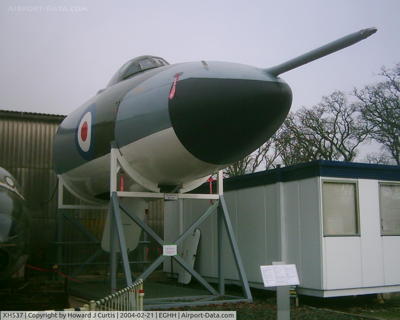 XH537, 1965 Avro Vulcan B.2 C/N Set 5, Bournemouth Aviation Museum (old site).