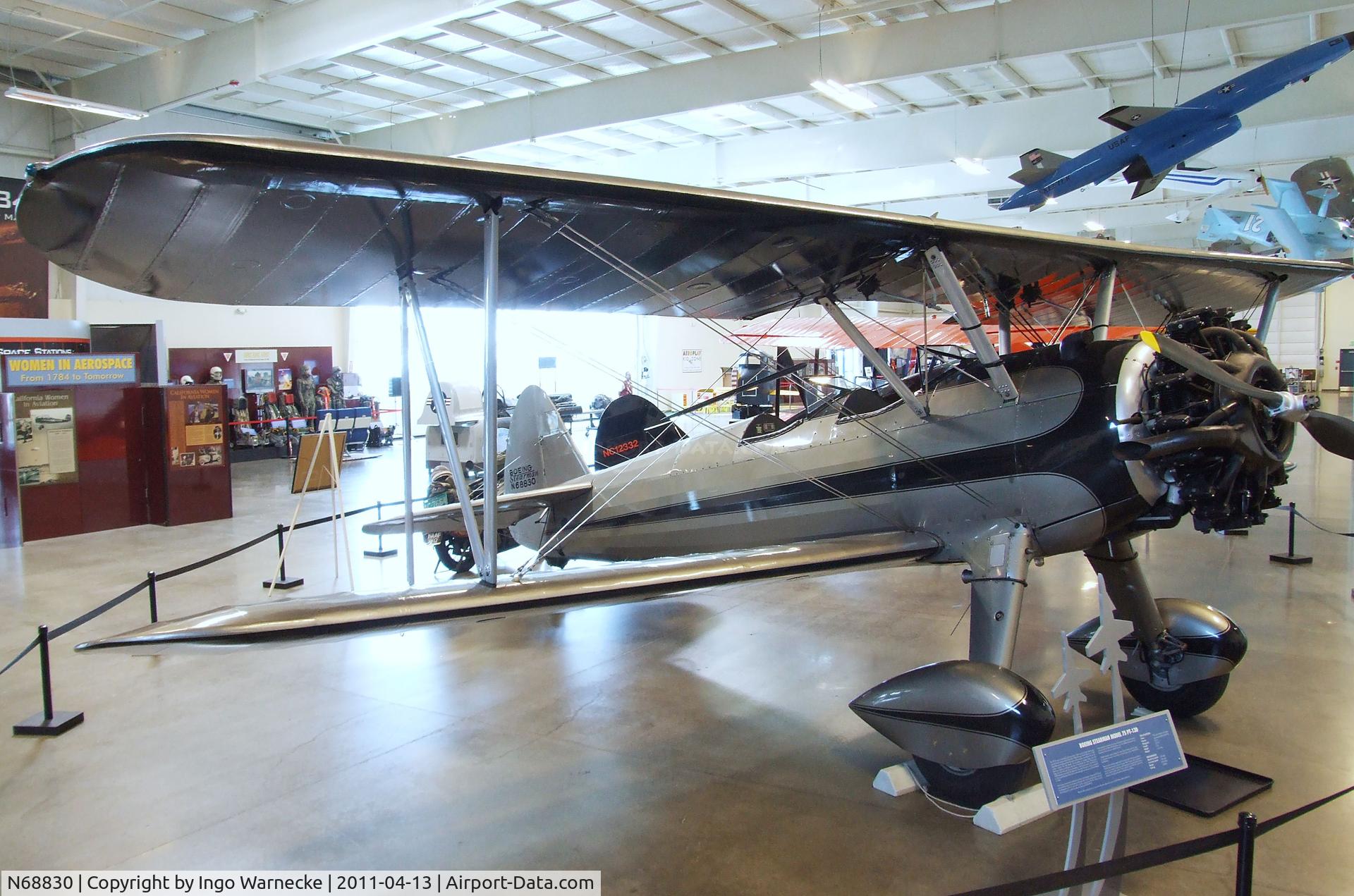N68830, Boeing PT-13D Kaydet (E75) C/N 75-5667, Boeing (Stearman) PT-13D Kaydet / E75 at the Aerospace Museum of California, Sacramento CA