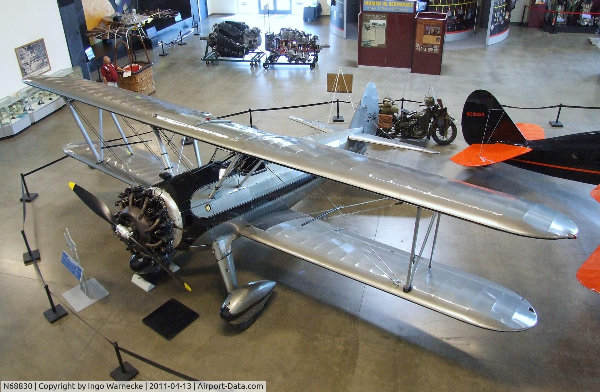 N68830, Boeing PT-13D Kaydet (E75) C/N 75-5667, Boeing (Stearman) PT-13D Kaydet / E75 at the Aerospace Museum of California, Sacramento CA