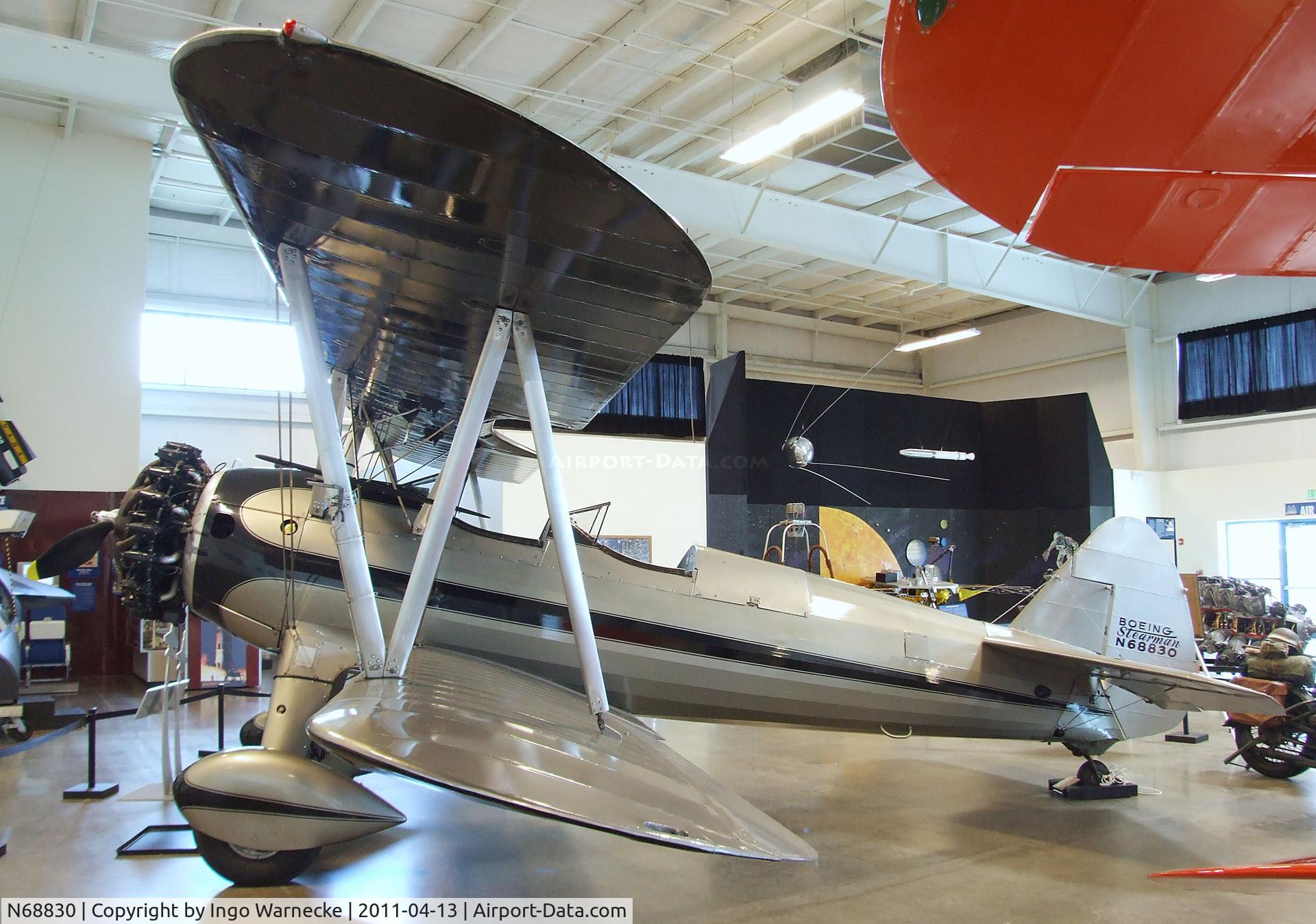 N68830, Boeing PT-13D Kaydet (E75) C/N 75-5667, Boeing (Stearman) PT-13D Kaydet / E75 at the Aerospace Museum of California, Sacramento CA
