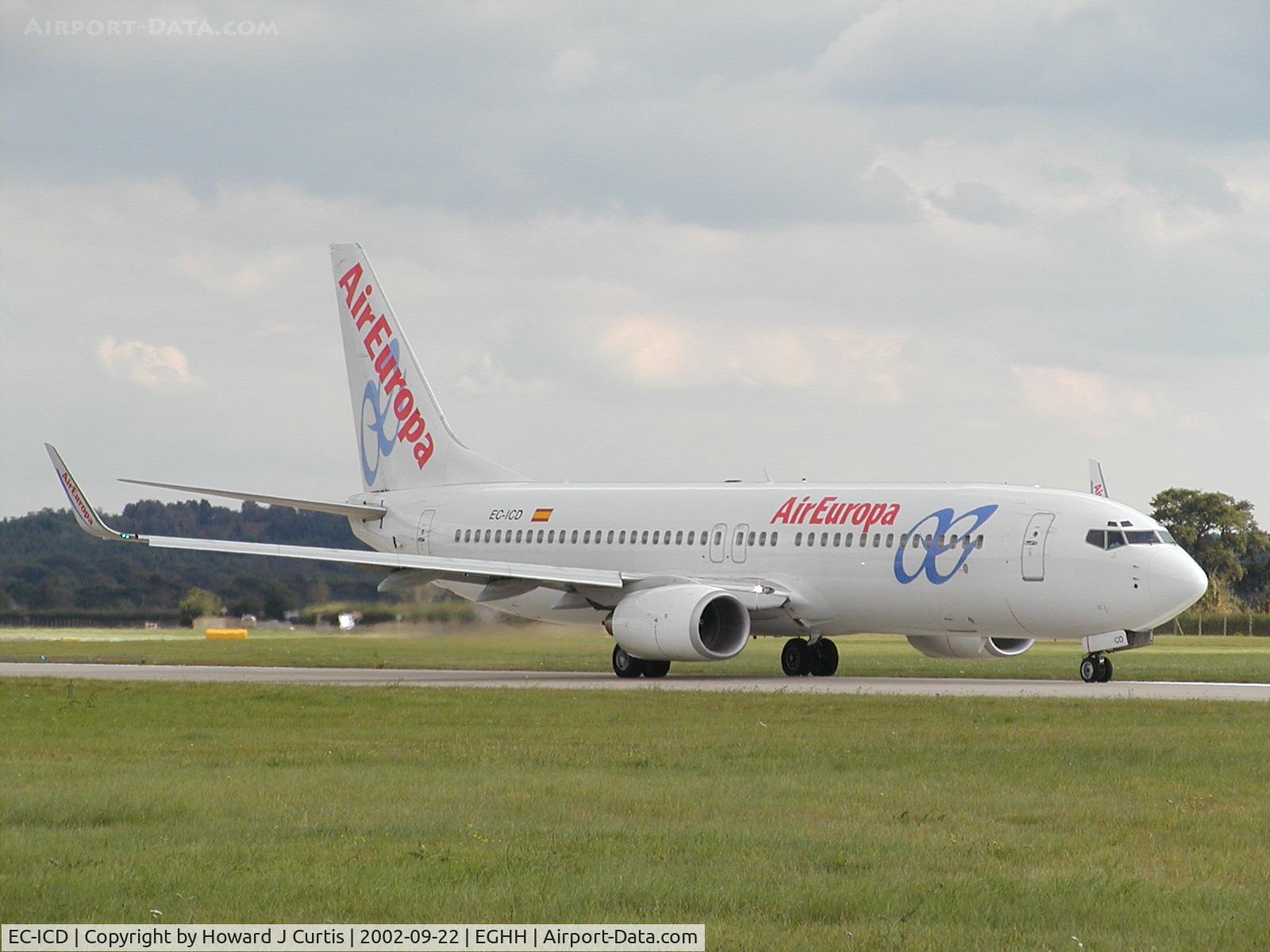 EC-ICD, 2001 Boeing 737-81Q C/N 30785, Air Europa