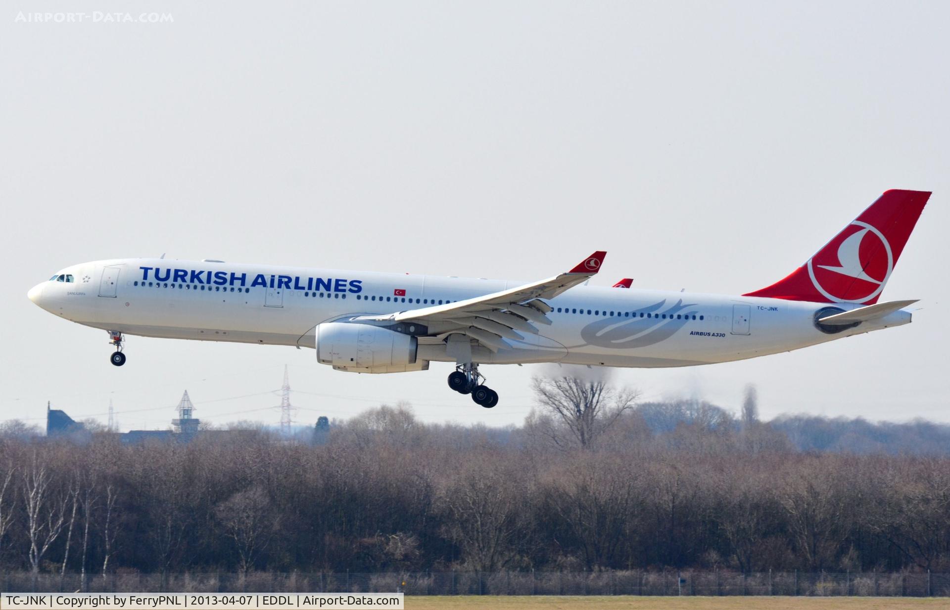 TC-JNK, 2010 Airbus A330-343X C/N 1172, Turkish A333 arriving in DUS