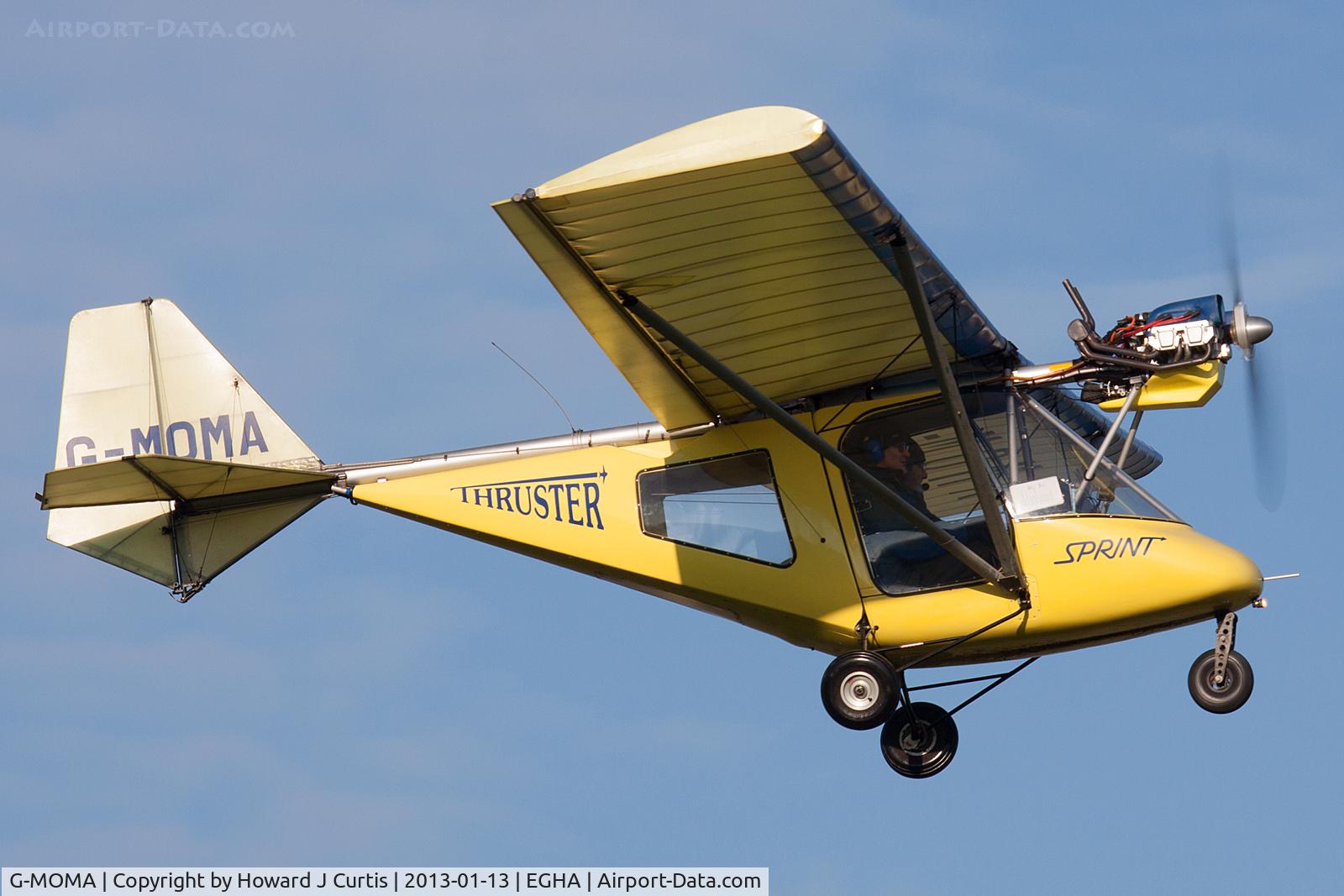 G-MOMA, 2003 Thruster T600N 450 C/N 0036-T600N-088, Privately owned. A resident here.