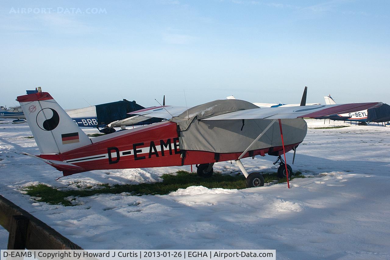 D-EAMB, 1965 Bolkow Bo-208C Junior C/N 597, Privately owned. A resident here, in the snow.