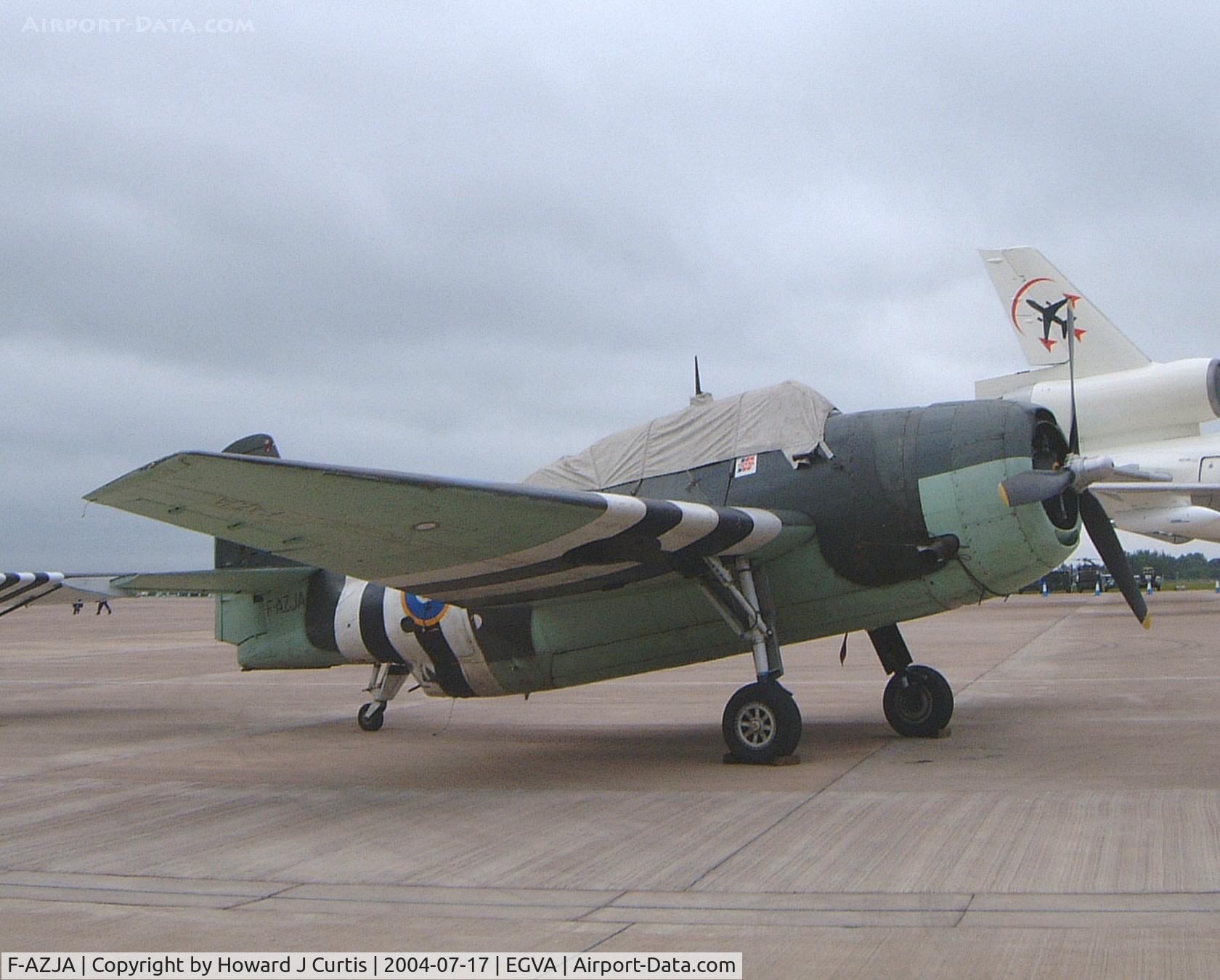 F-AZJA, Grumman TBM-3E Avenger C/N 2688, RIAT 2004.