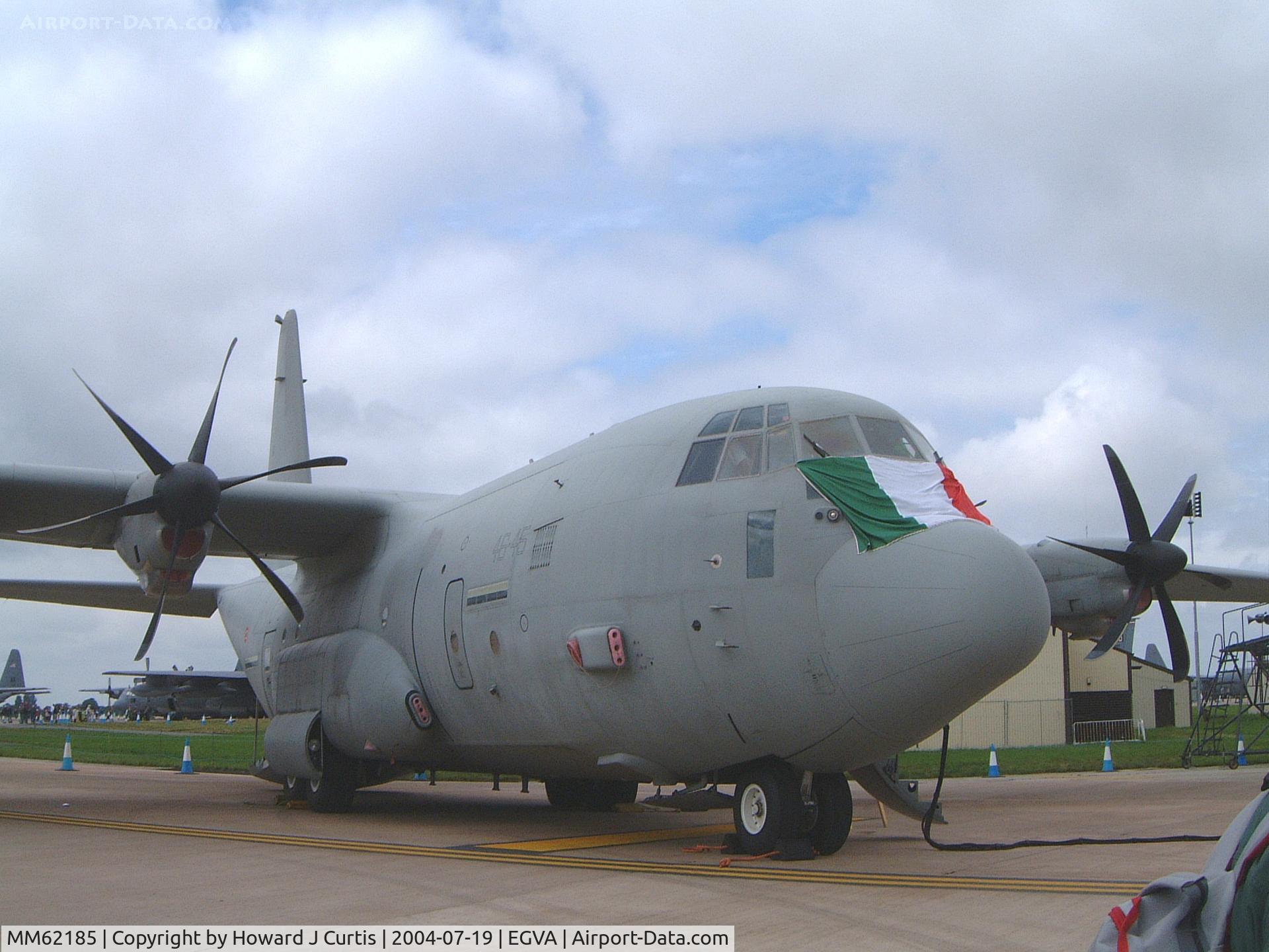MM62185, Lockheed Martin C-130J-30 Super Hercules C/N 382-5514, Coded 46-45. RIAT 2004.