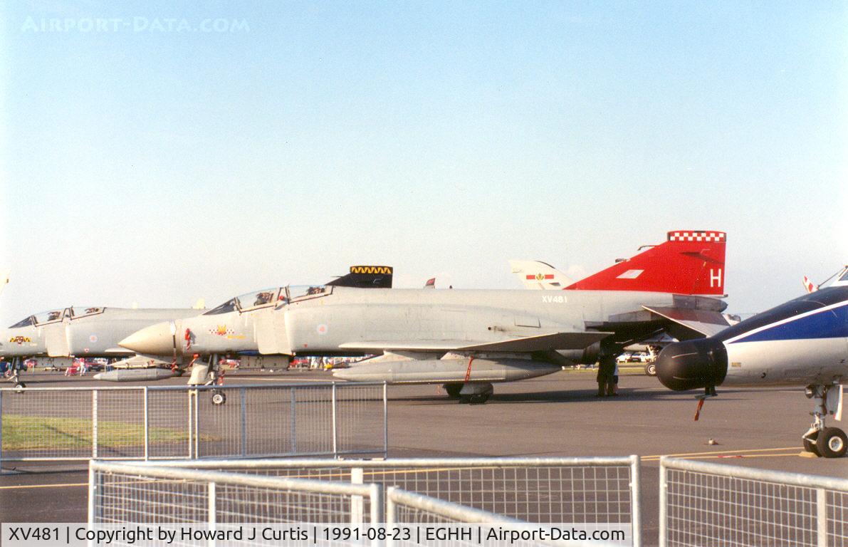 XV481, 1969 McDonnell Douglas Phantom FGR2 C/N 3355, Coded H. At the air show.