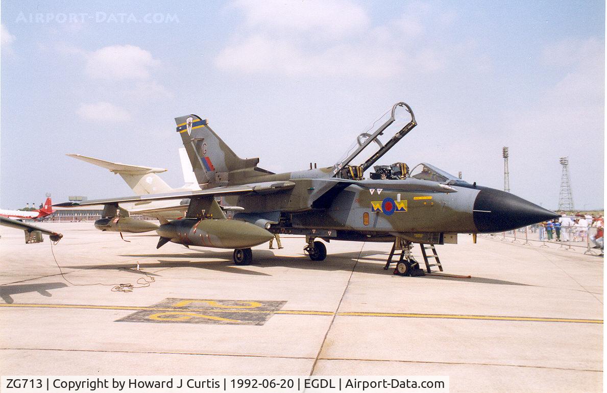 ZG713, 1990 Panavia Tornado GR.1A C/N 824/BS180/3396, Coded G/13 Squadron.
