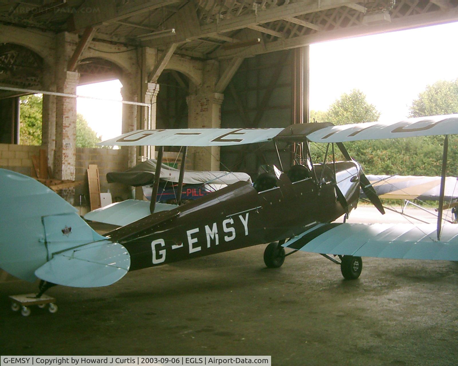 G-EMSY, 1940 De Havilland DH-82A Tiger Moth II C/N 83666, Privately owned.
