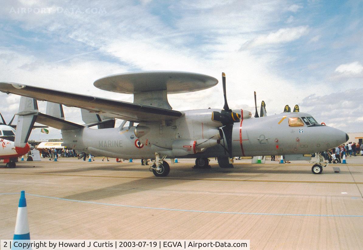 2, Grumman E-2C Hawkeye 2000 (G-123) C/N FR-2, French Navy