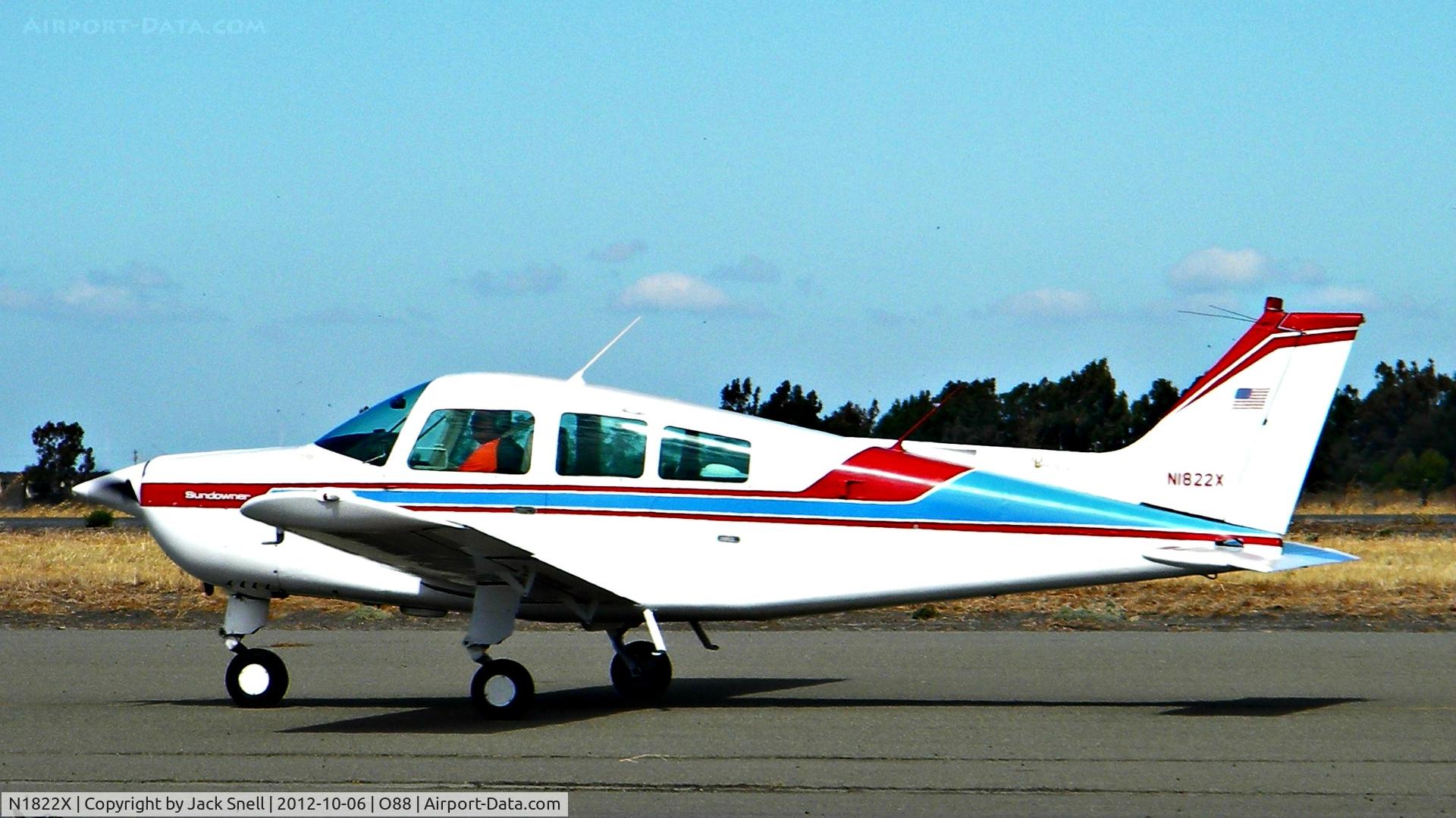 N1822X, 1981 Beech C23 Sundowner 180 Sundowner 180 C/N M-2327, Photogrphed at the 2012 Airport Day at the Rio Vista Municipal Airport,