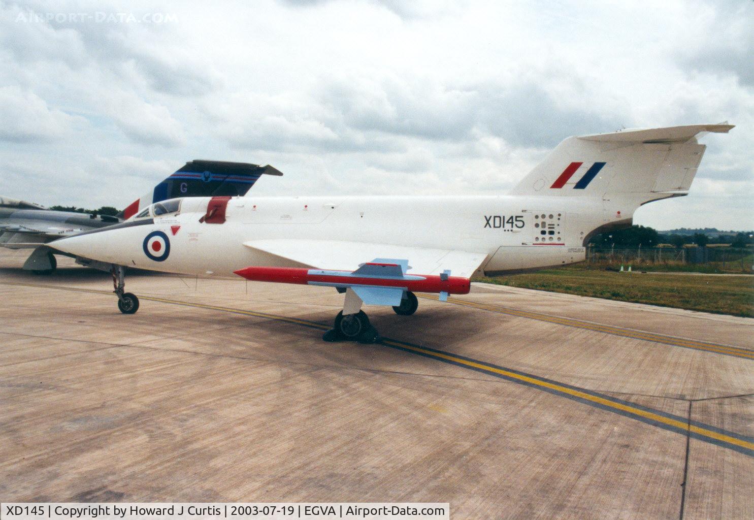 XD145, Saunders-Roe SR53 C/N Not found XD145, In the static display.