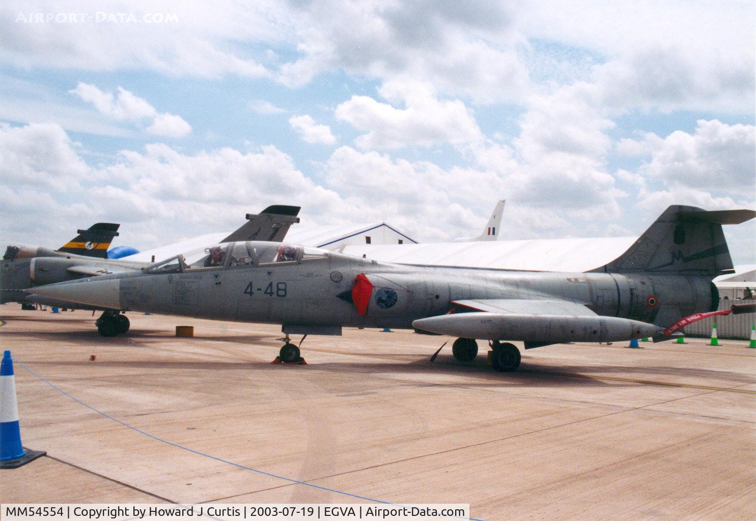 MM54554, 1961 Lockheed TF-104G Starfighter C/N 583D-5738, Coded 4-48.