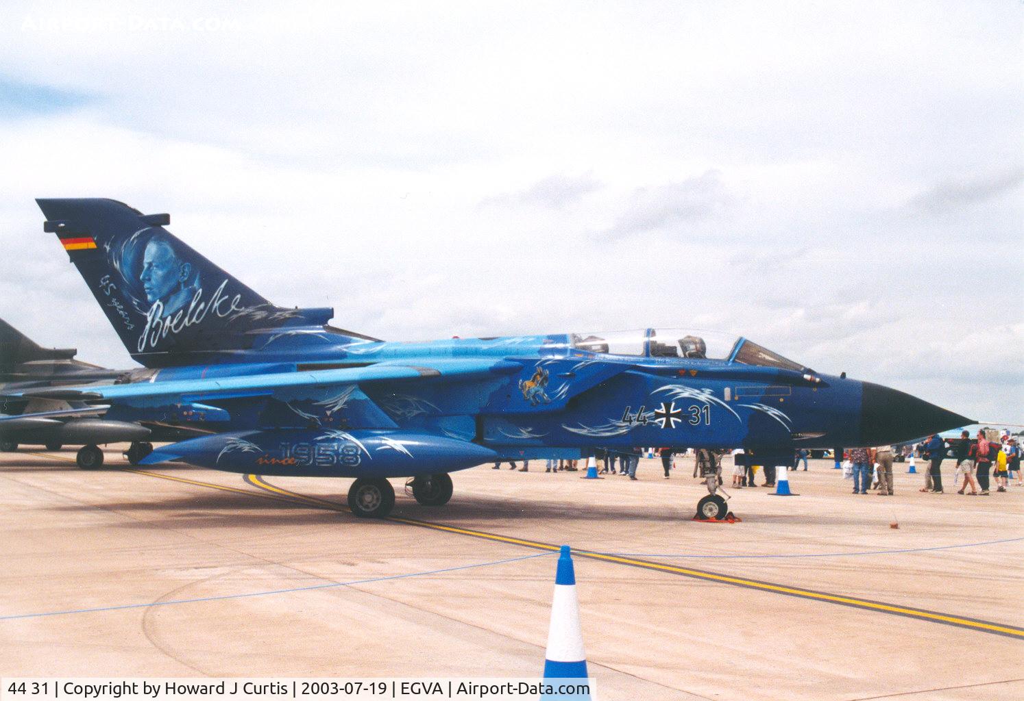 44 31, Panavia Tornado IDS C/N 332/GS092/4131, Special marks.