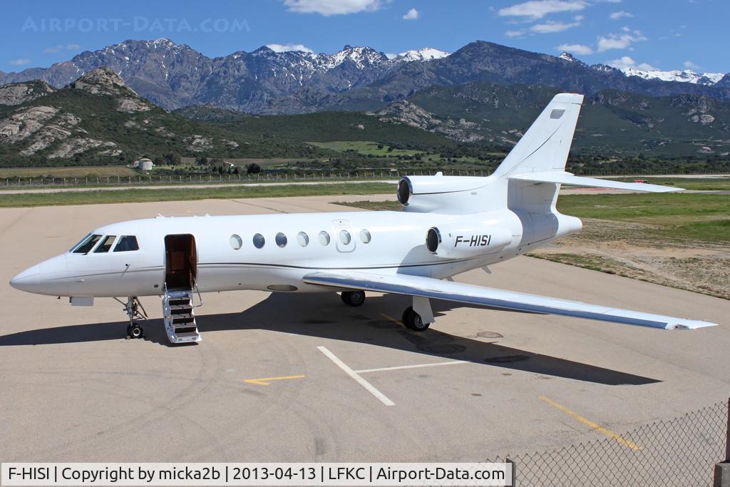 F-HISI, 1987 Dassault Falcon 50 C/N 169, Parked
