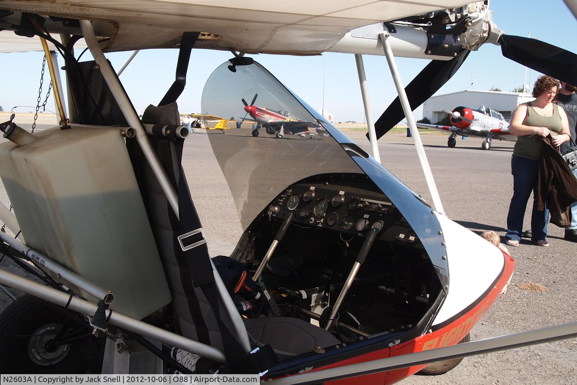 N2603A, Flightstar II C/N 100, Photographed at the 2012 Wings & Wheels - Rio Vista Airport Day