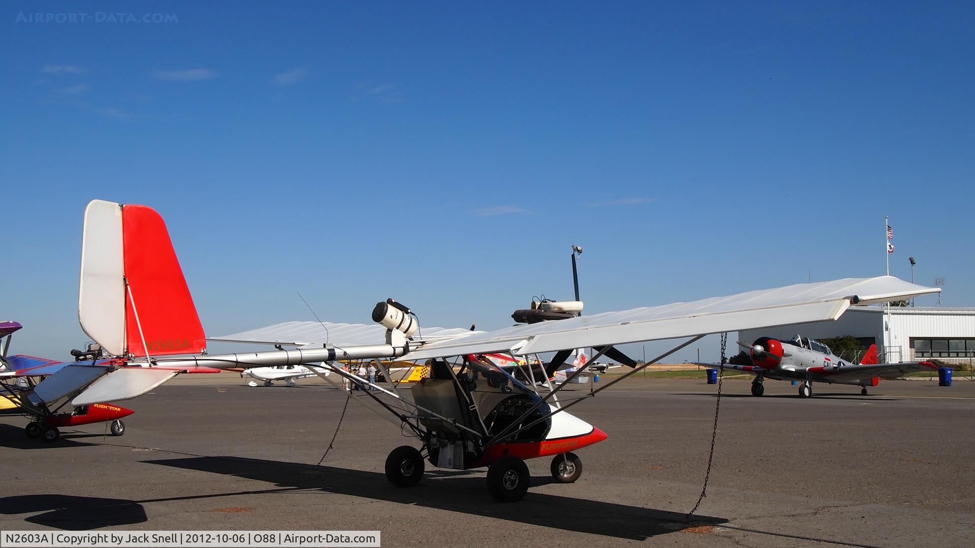 N2603A, Flightstar II C/N 100, Photographed at the 2012 Wings & Wheels - Rio Vista Airport Day