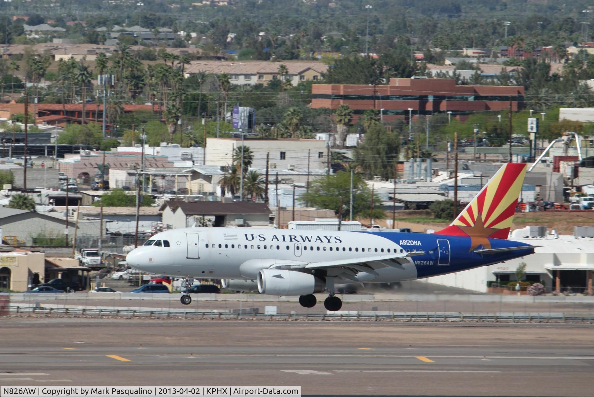 N826AW, 2001 Airbus A319-132 C/N 1534, Airbus A319