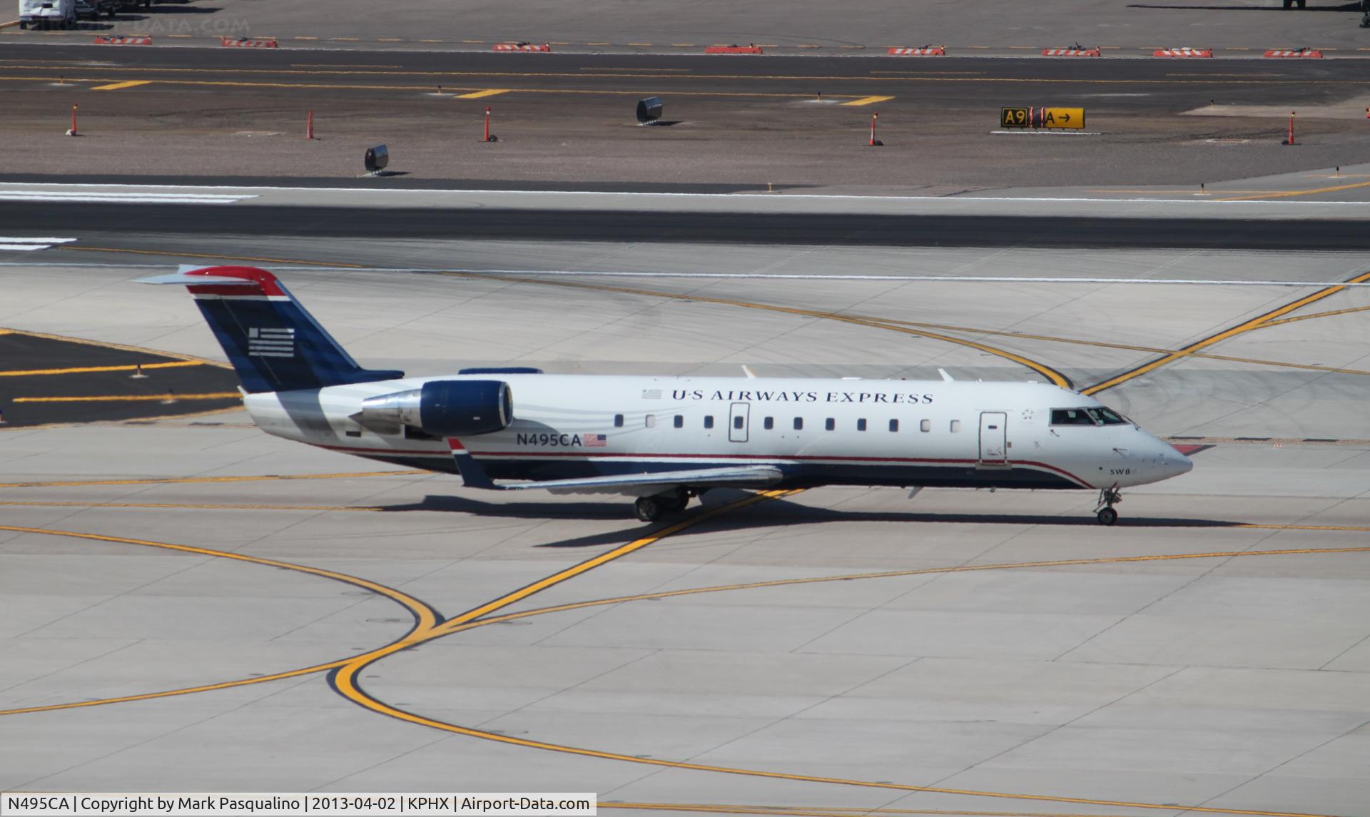 N495CA, 2003 Bombardier CRJ-200ER (CL-600-2B19) C/N 7774, CL-600-2B19