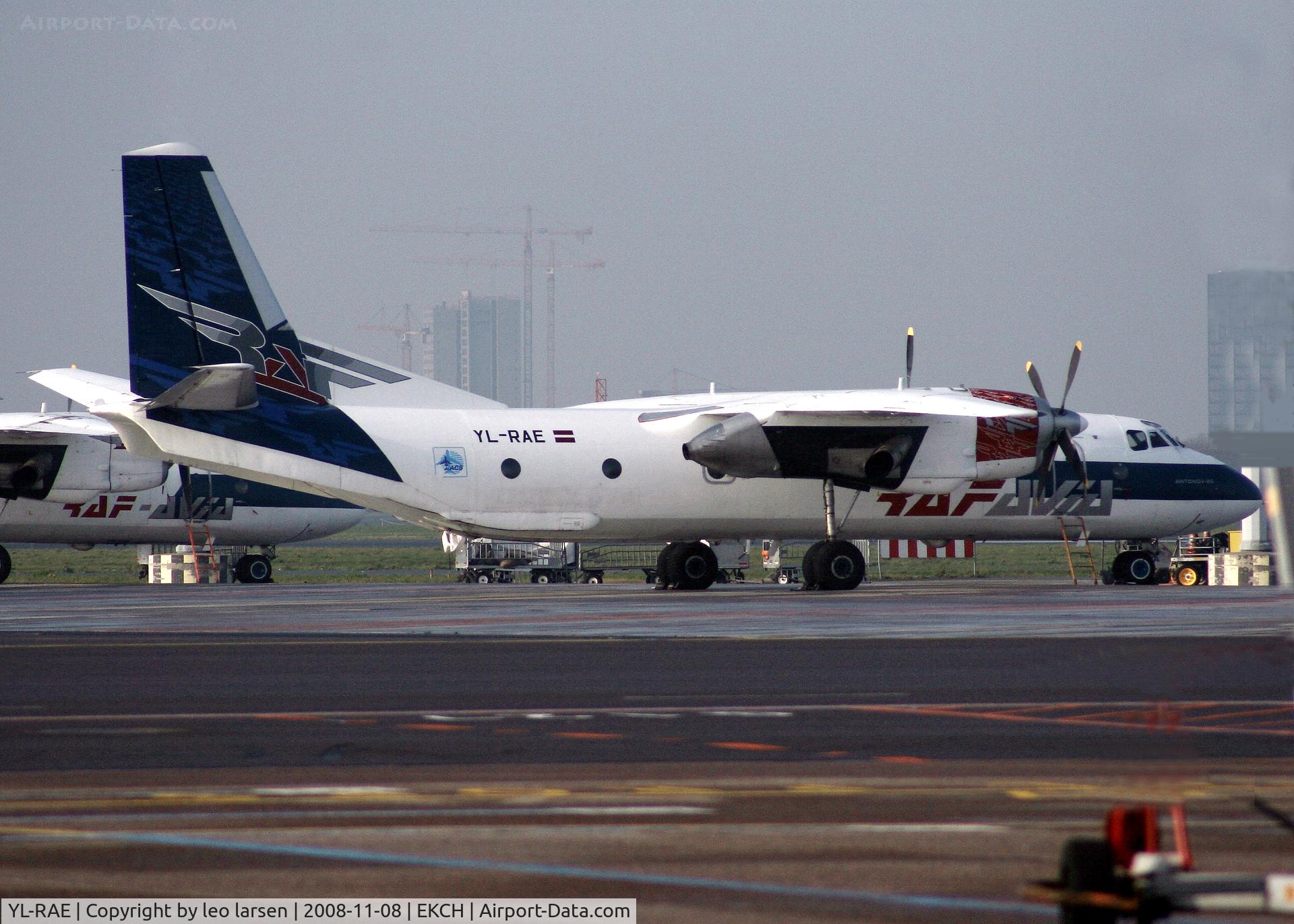 YL-RAE, 1985 Antonov An-26B C/N 57314004, Copenhagen Kastrup 8.11.08