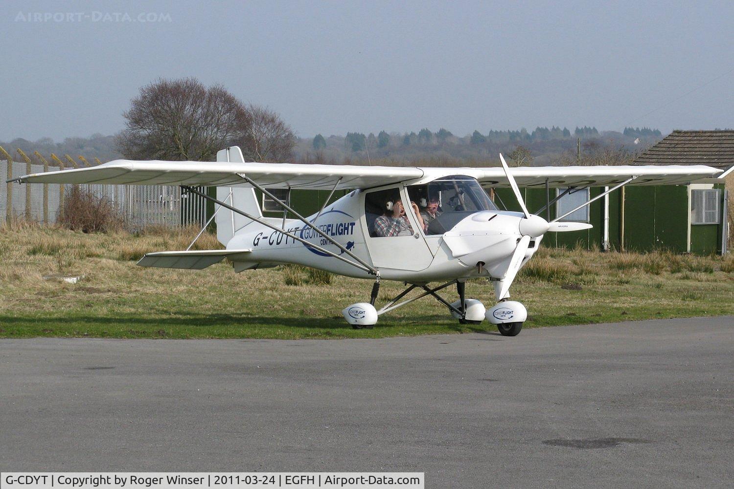 G-CDYT, 2006 Comco Ikarus C42 FB80 C/N 0603-6798, Resident C42 operated by Gower Flght Centre.