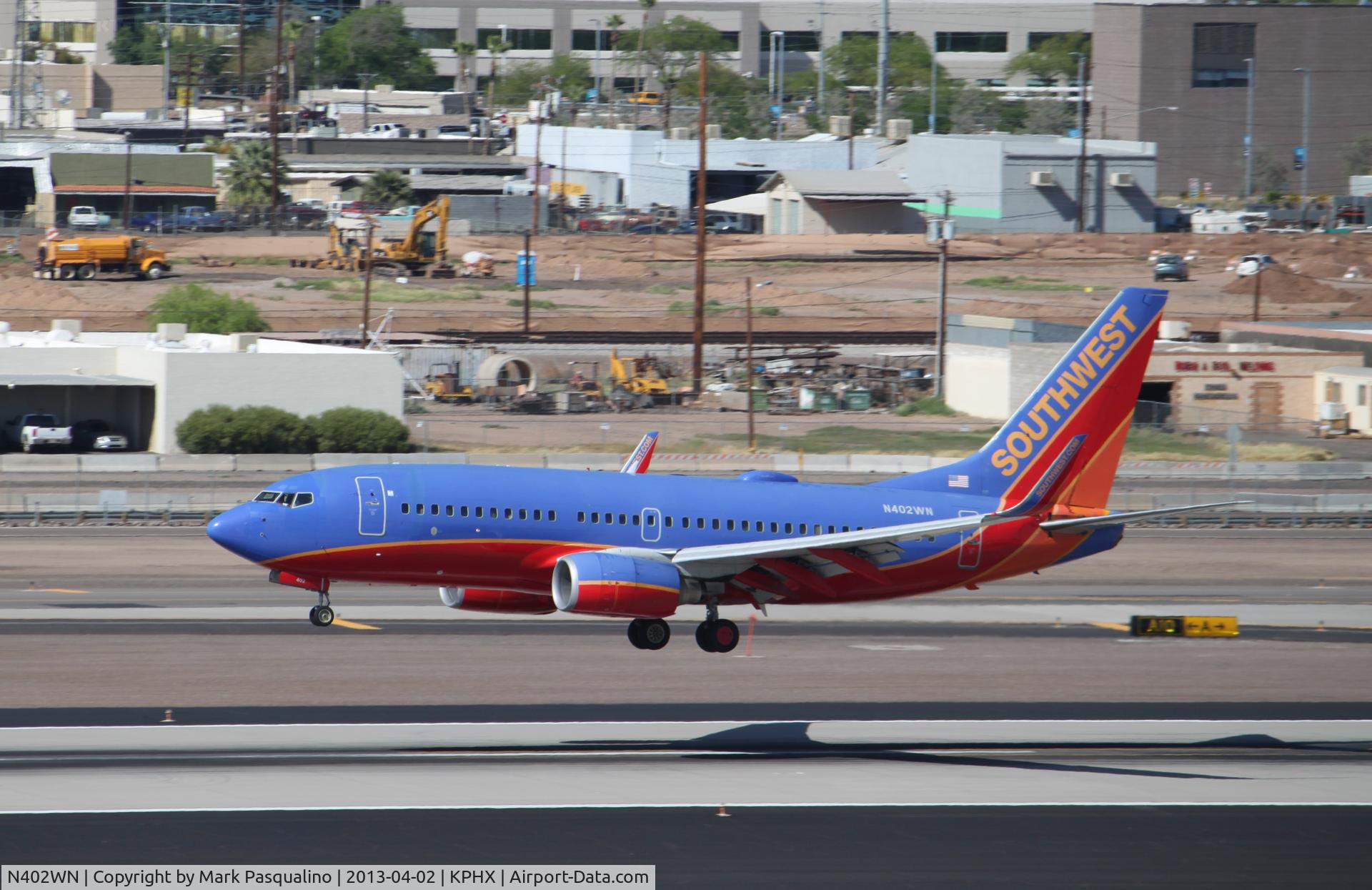 N402WN, 2001 Boeing 737-7H4 C/N 29814, Boeing 737-700