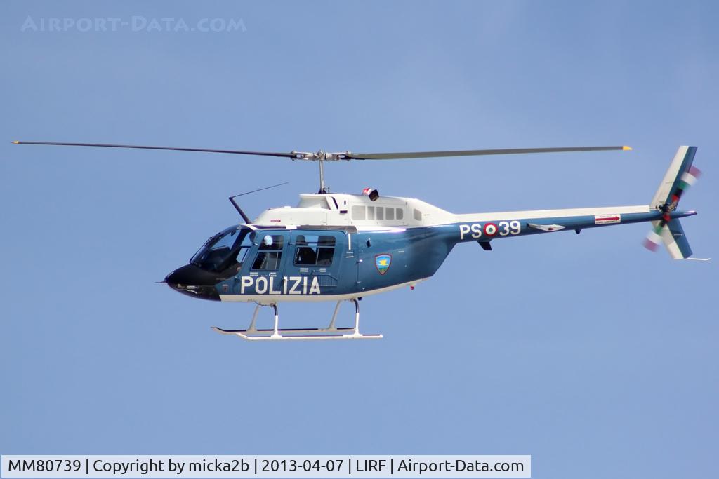 MM80739, Agusta AB-206A-1 C/N 9141, In flight