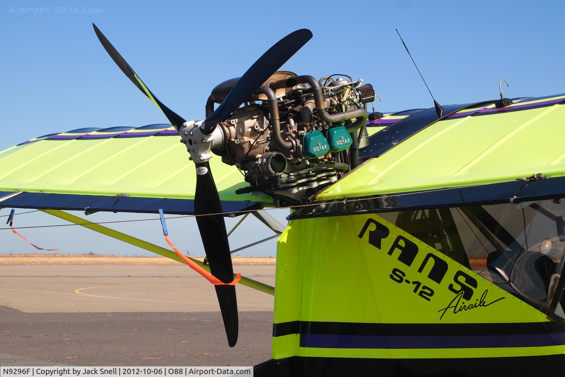 N9296F, 2000 Rans S-12XL Airaile C/N 01000901, Photogrphed at the 2012 Airport Day at the Rio Vista Municipal Airport,