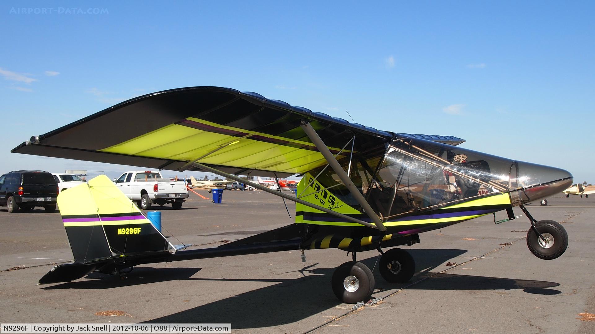 N9296F, 2000 Rans S-12XL Airaile C/N 01000901, Photogrphed at the 2012 Airport Day at the Rio Vista Municipal Airport,
