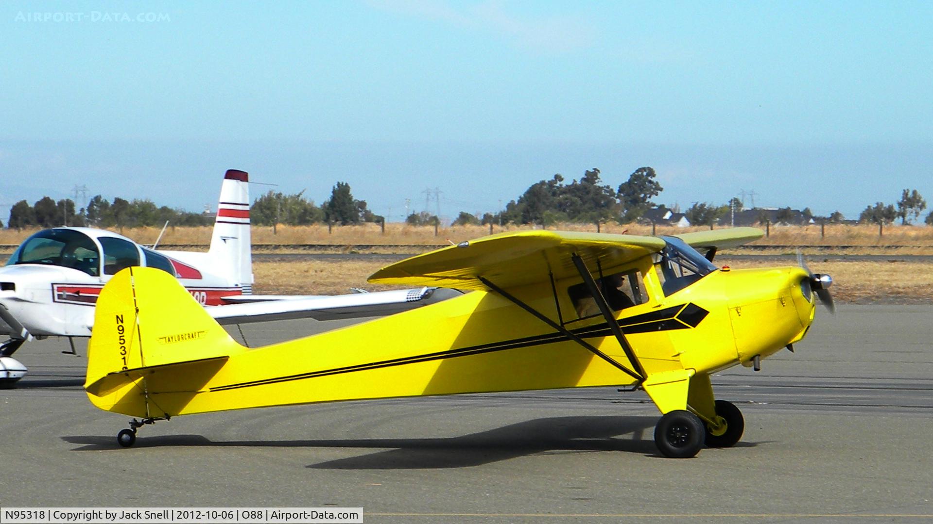 N95318, 1946 Taylorcraft BC12-D C/N 9718, Photogrphed at the 2012 Airport Day at the Rio Vista Municipal Airport,