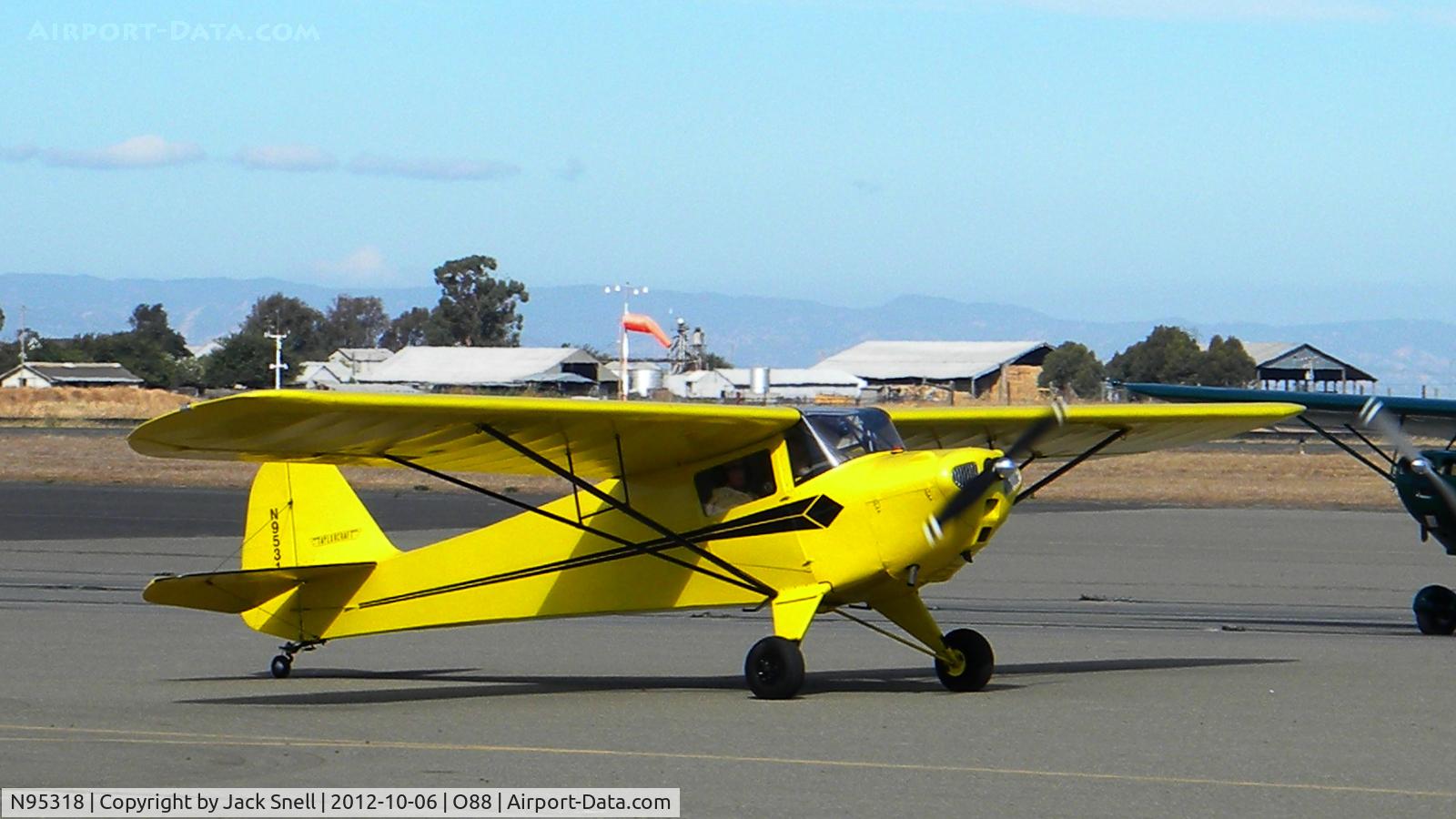 N95318, 1946 Taylorcraft BC12-D C/N 9718, Photogrphed at the 2012 Airport Day at the Rio Vista Municipal Airport,