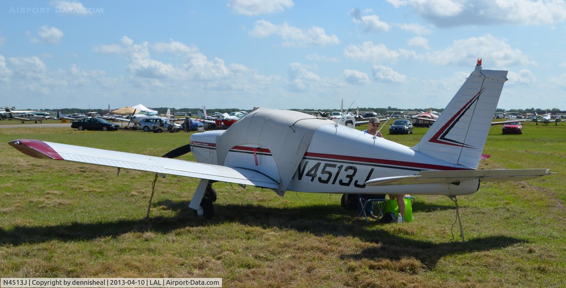 N4513J, 1968 Piper PA-28R-180 Cherokee Arrow C/N 28R-30370, 1968 PIPER PA-28R-180 CHEROKEE ARROW AT 2013 SUN N FUN