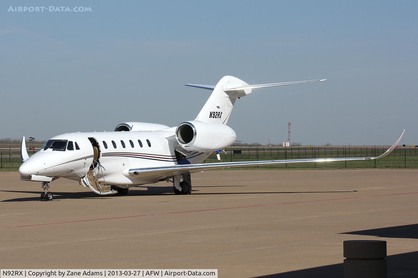 N92RX, 2009 Cessna 750 Citation X Citation X C/N 750-0301, At Alliance Airport - Fort Worth, TX